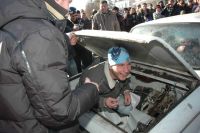 В багажнике