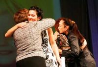 Встреча с врачами произошла прямо на сцене