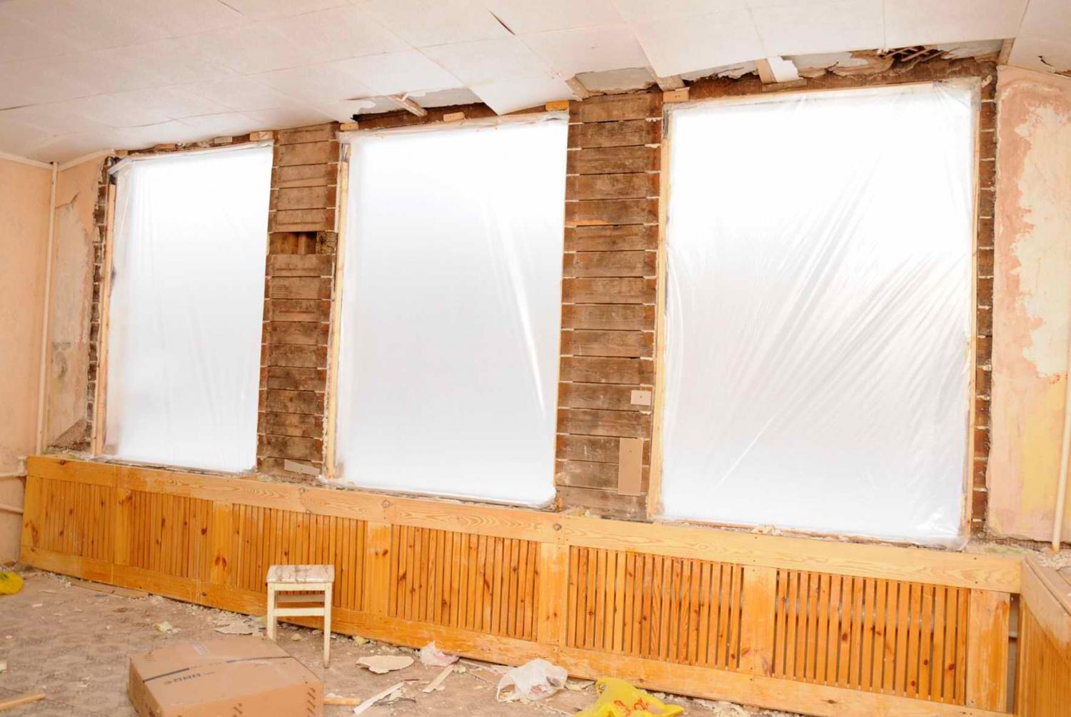 Здание детского сада в 106 квартале разморожено, разрушены внутренние помещения